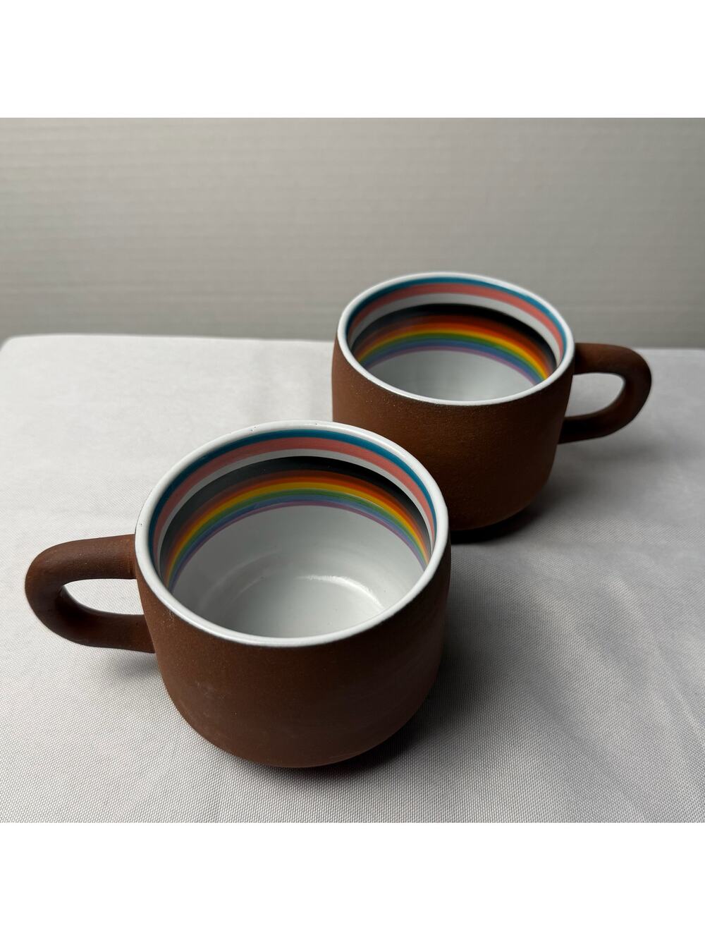 Our Place x Mudwitch Full of Pride Stoneware Mug Set of 2 Rainbow LGBTQ Colorful